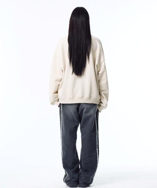 PHOS333(フォースサンサンサン)の「【UNISEX】PHOS333/Miraculum プルオーバー(スウェット・レディース・ナチュラル/ブラック・MEDIUM/LARGE)」の20枚目の写真