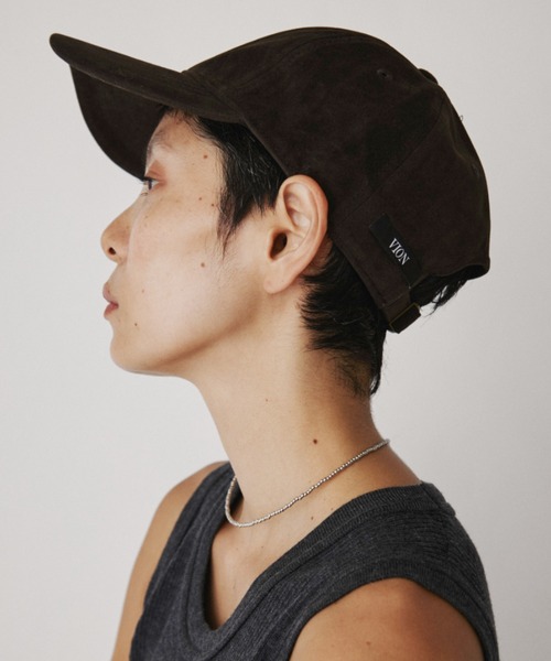 CCU スウェード 黒 キャップ サイズF Fake Suede Cap / フェイクスエードキャップ（キャップ）｜VION