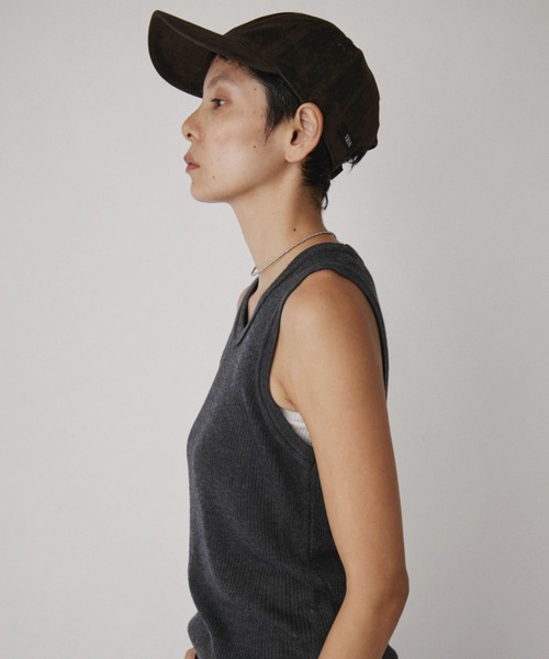 VION（ヴィオン）の「フェイクスエードキャップ / Fake Suede Cap（キャップ・レディース・ブラック/ブラウン・FREE）」の15枚目の写真