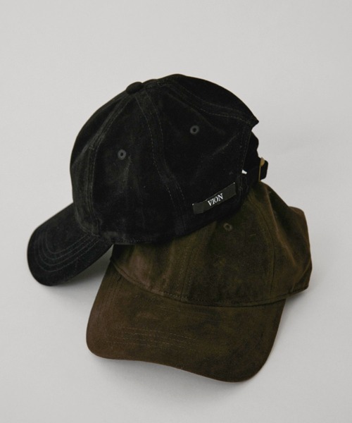 VION（ヴィオン）の「フェイクスエードキャップ / Fake Suede Cap（キャップ・レディース・ブラック/ブラウン・FREE）」の13枚目の写真