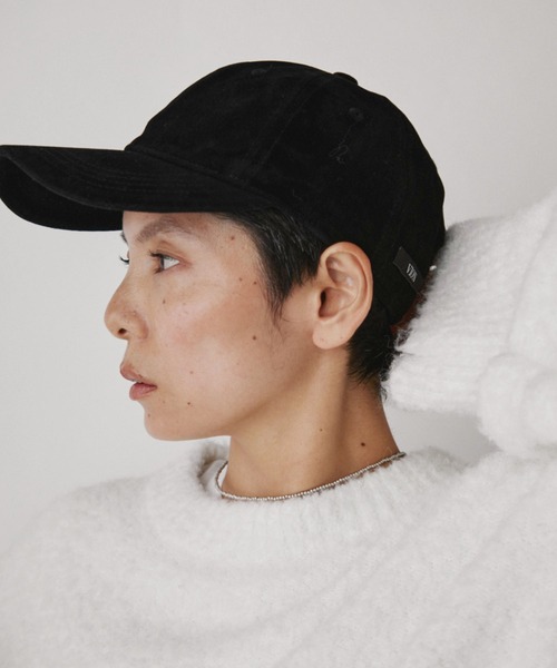 VION（ヴィオン）の「フェイクスエードキャップ / Fake Suede Cap（キャップ・レディース・ブラック/ブラウン・FREE）」の8枚目の写真