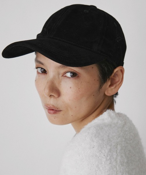 VION（ヴィオン）の「フェイクスエードキャップ / Fake Suede Cap（キャップ・レディース・ブラック/ブラウン・FREE）」の10枚目の写真