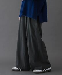 FORK&SPOON | FORK&SPOON　ウールライクツータックワイドパンツ(その他パンツ)