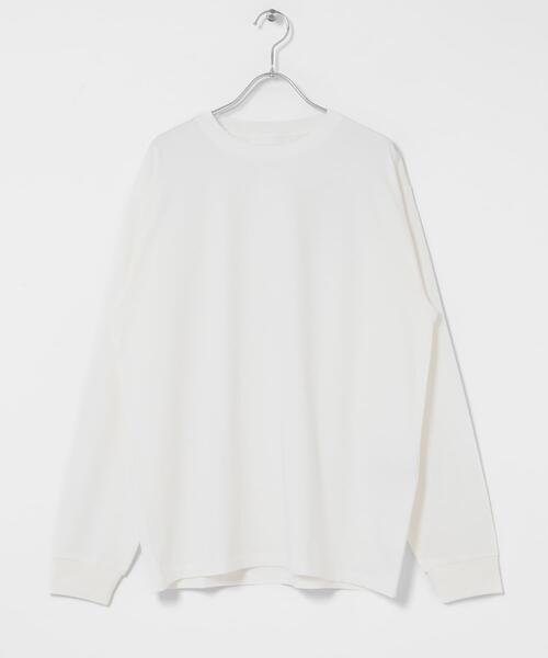SENSE OF PLACE by URBAN RESEARCH（センスオブプレイスバイアーバンリサーチ）の「ベーシッククルーネックロングTシャツ（Tシャツ/カットソー・メンズ・ホワイト・MEDIUM/LARGE）」の13枚目の写真