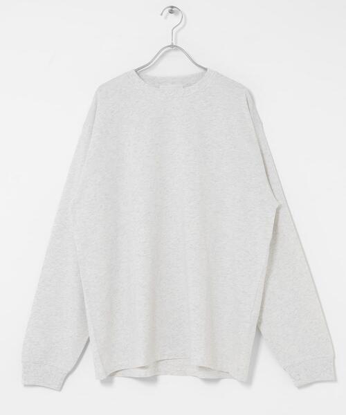 SENSE OF PLACE by URBAN RESEARCH（センスオブプレイスバイアーバンリサーチ）の「ベーシッククルーネックロングTシャツ（Tシャツ/カットソー・メンズ・ホワイト・MEDIUM/LARGE）」の6枚目の写真
