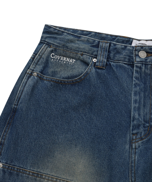 COVERNAT(カバーナット)の「セミワイドフィットカーペンターデニムパンツブルー(その他パンツ・レディース・その他・LARGE/X-LARGE/SMALL/MEDIUM)」の6枚目の写真