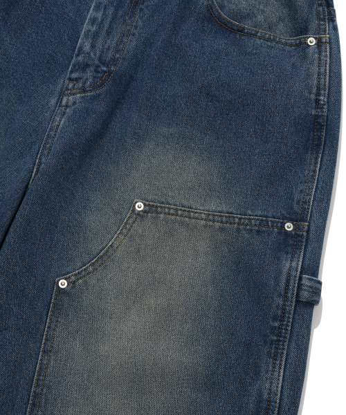 COVERNAT(カバーナット)の「セミワイドフィットカーペンターデニムパンツブルー(その他パンツ・レディース・その他・LARGE/X-LARGE/SMALL/MEDIUM)」の9枚目の写真