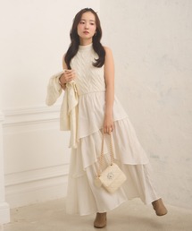 【Seemi.】ドッキングニットワンピース