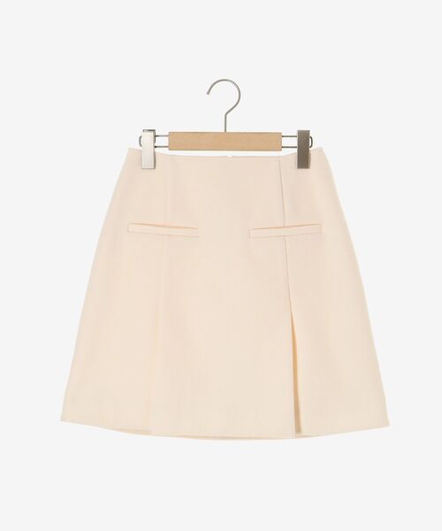 cle blatt（クレブラット）の「タックミニスカート（スカート・レディース・チャコールグレー/アイボリー/ベージュ・SMALL/MEDIUM）」の18枚目の写真
