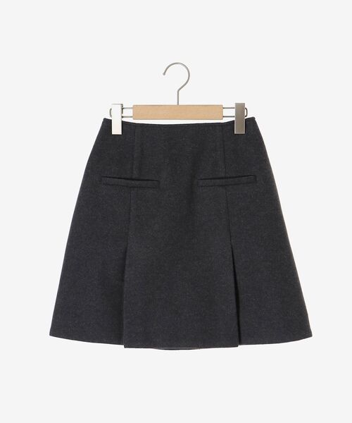 cle blatt（クレブラット）の「タックミニスカート（スカート・レディース・チャコールグレー/アイボリー/ベージュ・SMALL/MEDIUM）」の20枚目の写真