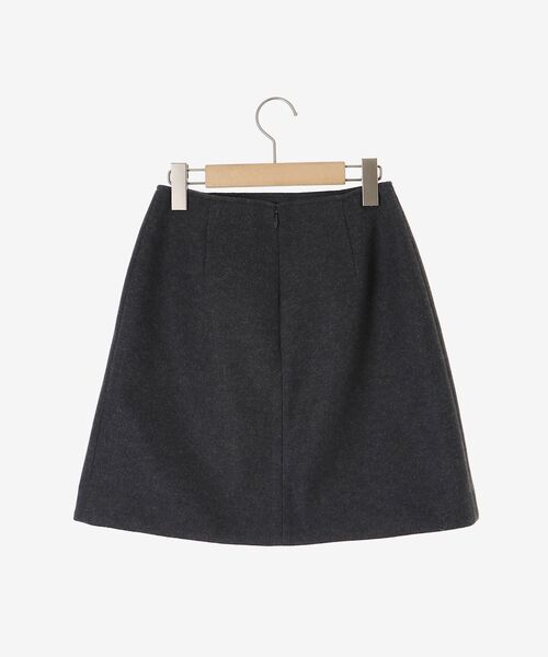 cle blatt（クレブラット）の「タックミニスカート（スカート・レディース・チャコールグレー/アイボリー/ベージュ・SMALL/MEDIUM）」の21枚目の写真
