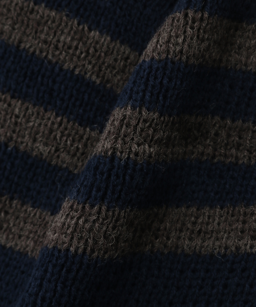 INFIELDER DESIGN（インフィールダーデザイン）の「INFIELDER DESIGN / インフィールダーデザイン 別注 PON BEANIE（ニットキャップ/ビーニー・メンズ・ベージュ/ボルドー/ネイビー・FREE）」の6枚目の写真