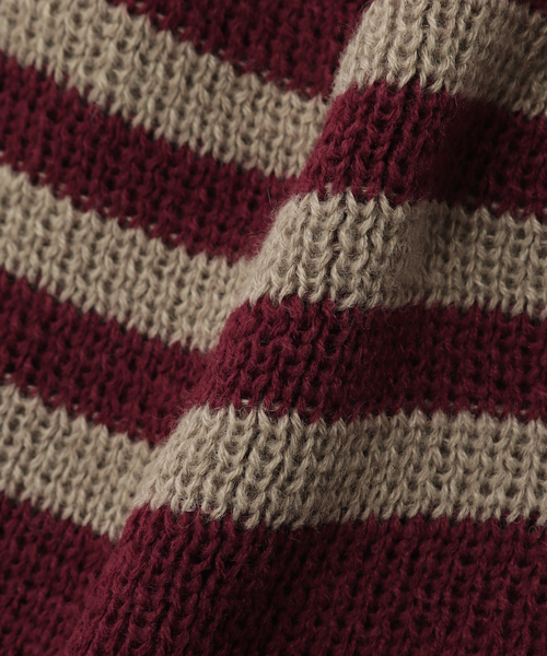 INFIELDER DESIGN（インフィールダーデザイン）の「INFIELDER DESIGN / インフィールダーデザイン 別注 PON BEANIE（ニットキャップ/ビーニー・メンズ・ベージュ/ボルドー/ネイビー・FREE）」の7枚目の写真