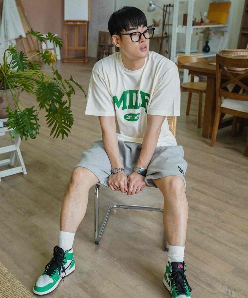 THE MILE（ザマイル）の「[リファーブ]MILE EST GARMENTS クルー [アイボリー]（Tシャツ/カットソー・メンズ・その他・LARGE/MEDIUM/SMALL/X-LARGE/X-SMALL）」の3枚目の写真