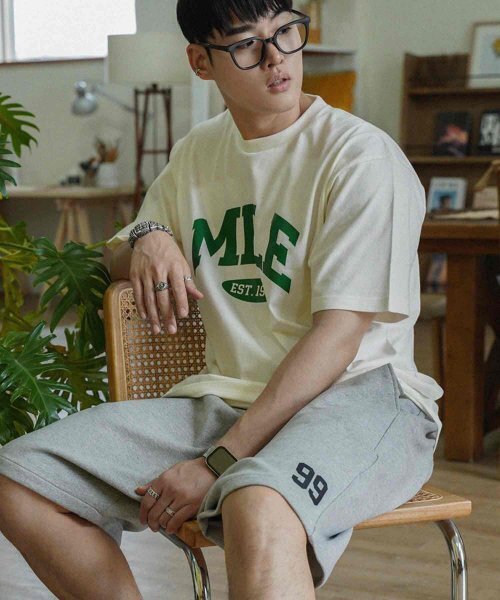 THE MILE（ザマイル）の「[リファーブ]MILE EST GARMENTS クルー [アイボリー]（Tシャツ/カットソー・メンズ・その他・LARGE/MEDIUM/SMALL/X-LARGE/X-SMALL）」の4枚目の写真