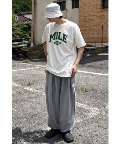 THE MILE（ザマイル）の「[リファーブ]MILE EST GARMENTS クルー [アイボリー]（Tシャツ/カットソー・メンズ・その他・LARGE/MEDIUM/SMALL/X-LARGE/X-SMALL）」の8枚目の写真
