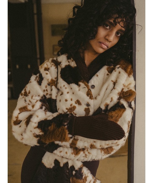 セール】ANIMAL FUR CARDIGAN（カーディガン/ボレロ）｜ELCHELE