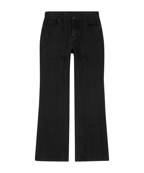 W) BASIC FLARE PANT BLACK
