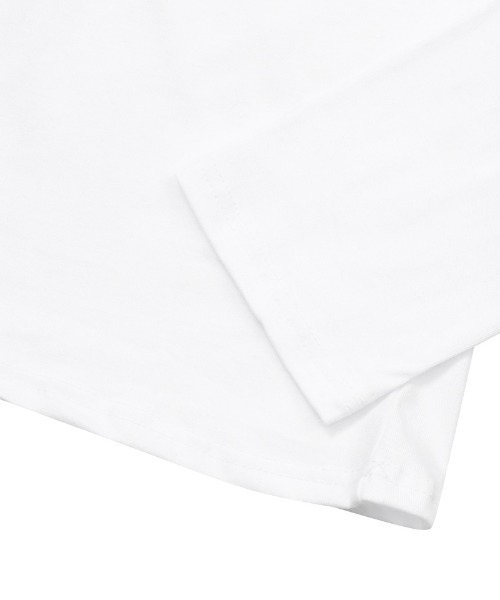 MUCENT(ムセント)の「A'GEM/9 × .kom 『MUCENT/ムセント』 LOVRITS MINI HEART LOGO ONE SHOULDER T/ミニハートロゴワンショルダー ロングスリーブ(Tシャツ/カットソー・レディース・ブラック/ホワイト・FREE)」の12枚目の写真