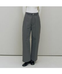 Belted wide pants - Grey