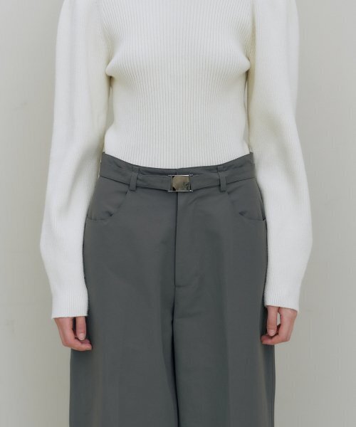 LENUEE(ルヌイ)の「Belted wide pants - Grey(その他パンツ・レディース・その他・MEDIUM/SMALL)」の2枚目の写真