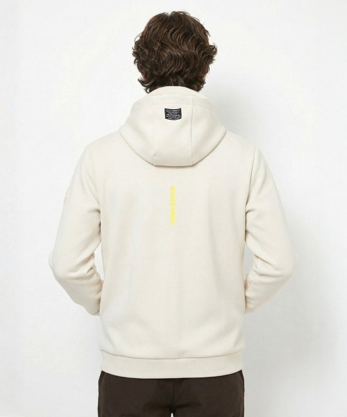 MARK & LONA(マークアンドロナ)の「Hoodie | MEN(パーカー・メンズ・オフホワイト/ブラック・48/46/50)」の3枚目の写真
