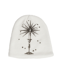 COSO（コソ）の「CC Sun Graphic Beanie (White)（ニットキャップ/ビーニー）」