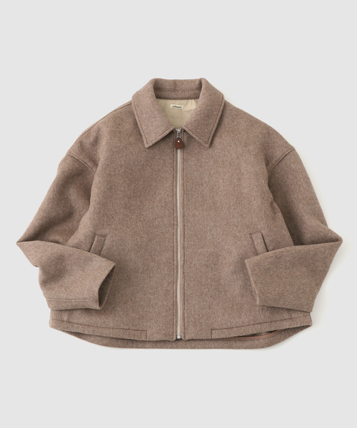 refomed（リフォメッド）の「refomed / リフォメッド FORMAN WOOL JACKET（ブルゾン・メンズ・ベージュ/チャコールグレー・3）」の2枚目の写真