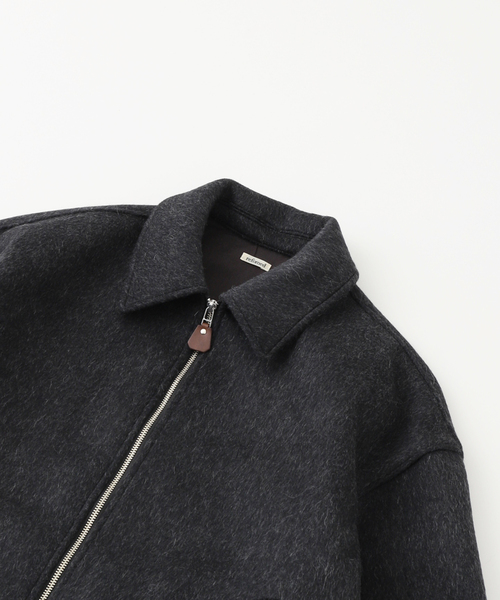 refomed（リフォメッド）の「refomed / リフォメッド FORMAN WOOL JACKET（ブルゾン・メンズ・ベージュ/チャコールグレー・3）」の7枚目の写真
