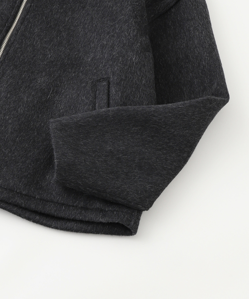 refomed（リフォメッド）の「refomed / リフォメッド FORMAN WOOL JACKET（ブルゾン・メンズ・ベージュ/チャコールグレー・3）」の8枚目の写真