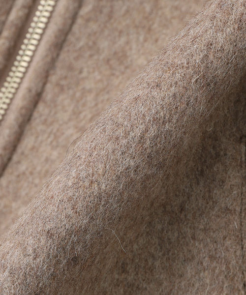refomed（リフォメッド）の「refomed / リフォメッド FORMAN WOOL JACKET（ブルゾン・メンズ・ベージュ/チャコールグレー・3）」の5枚目の写真