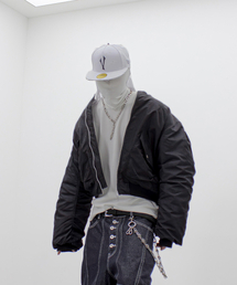 ROARINGRAD（ロアリングラド）の「フライトシャーリングMA-1ブラック（MA-1）」