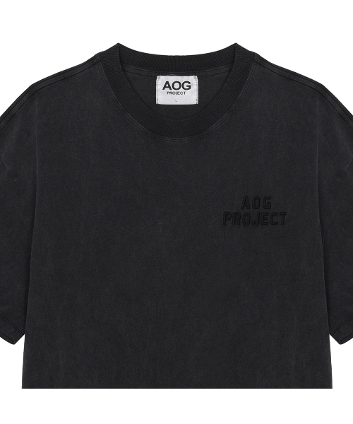AOG PROJECT(エイオージープロジェクト)の「ピグメント刺繍ロゴライオンプリントTシャツ(ブラック)(Tシャツ/カットソー・メンズ・ブラック・MEDIUM/LARGE/X-LARGE)」の3枚目の写真
