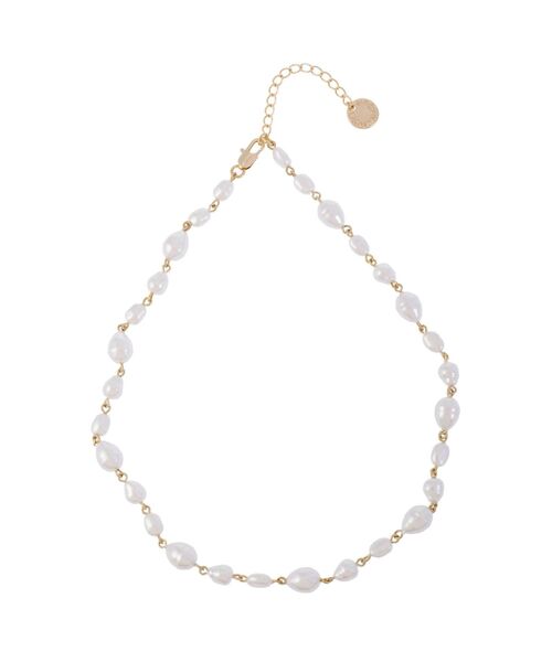 LAGUNAMOON(ラグナムーン)の「LADYフェイクミックスパールネックレス(ネックレス・レディース・アイボリー・FREE)」の1枚目の写真