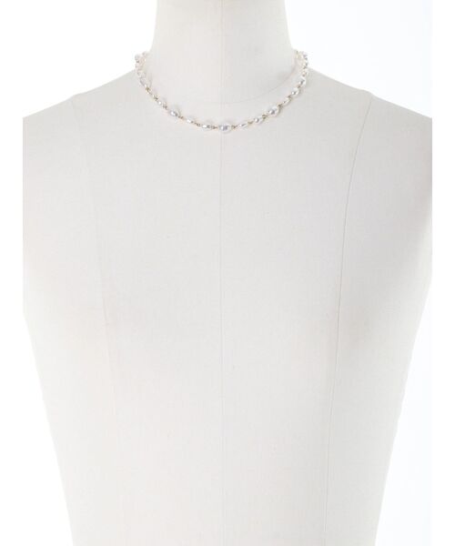 LAGUNAMOON(ラグナムーン)の「LADYフェイクミックスパールネックレス(ネックレス・レディース・アイボリー・FREE)」の5枚目の写真