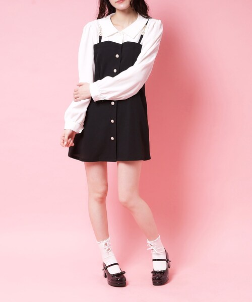 cs T&P(シーエスティーアンドピー)の「リボン付きストラップパンプス(パンプス・レディース・ブラック系1/アイボリー系1/ワイン系3/ブラック/ダークブラウン系1・L/M/S/LL)」の11枚目の写真