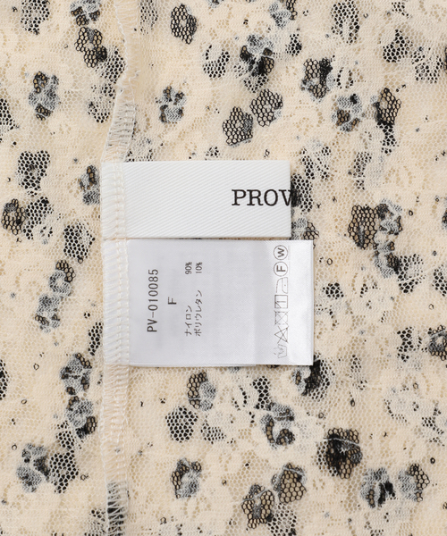 PROVOKE （プロヴォーク）の「［26SS新作］【PROVOKE/プロヴォーク】プリントレースキャミソール（シャツ/ブラウス・レディース・アイボリー・FREE）」の16枚目の写真