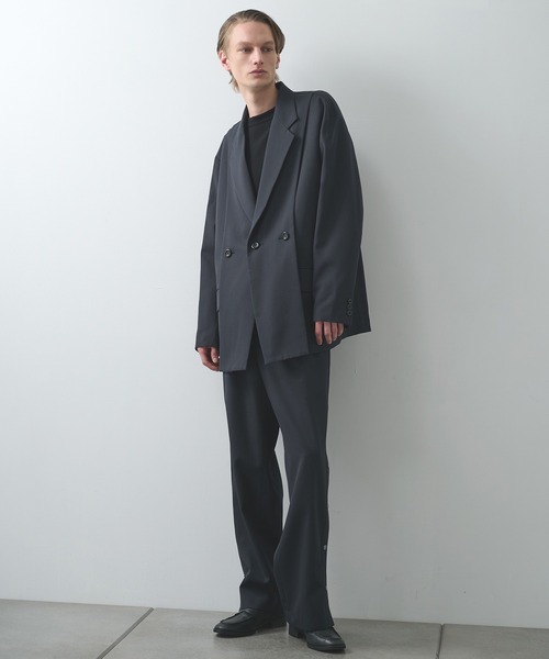 UJOH(ウジョー)の「【UJOH HOMME/ウジョー】Cut Up Drop Shoulder JKT(テーラードジャケット・メンズ・ブラック/ネイビー・4/5)」の8枚目の写真