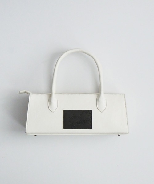 Heart Tattoo(ハートタトゥー)の「lock key 2way bag / ロックキー2way bag(ハンドバッグ・レディース・シルバー/ホワイト/ブラック・FREE)」の5枚目の写真