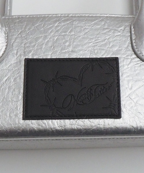 Heart Tattoo(ハートタトゥー)の「lock key 2way bag / ロックキー2way bag(ハンドバッグ・レディース・シルバー/ホワイト/ブラック・FREE)」の13枚目の写真