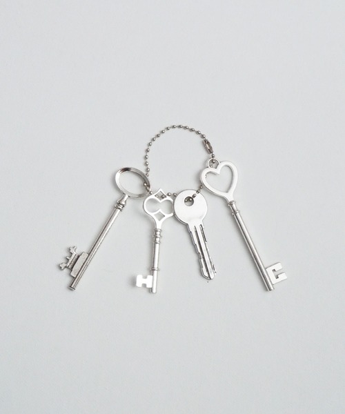 Heart Tattoo(ハートタトゥー)の「lock key 2way bag / ロックキー2way bag(ハンドバッグ・レディース・シルバー/ホワイト/ブラック・FREE)」の15枚目の写真