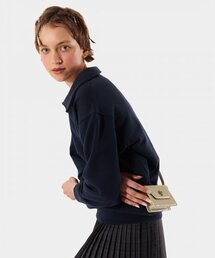 KISYNING（キシニング）の「KISY logo collaed v neck sweatshirt (navy)（スウェット）」