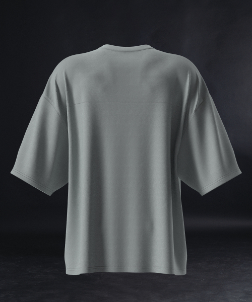 PHERMENON(フェルメノン)の「オーバーサイズラグビージャージショートスリーブ - ライトグレー(Tシャツ/カットソー・メンズ・ライトグレー・1/2/3)」の17枚目の写真