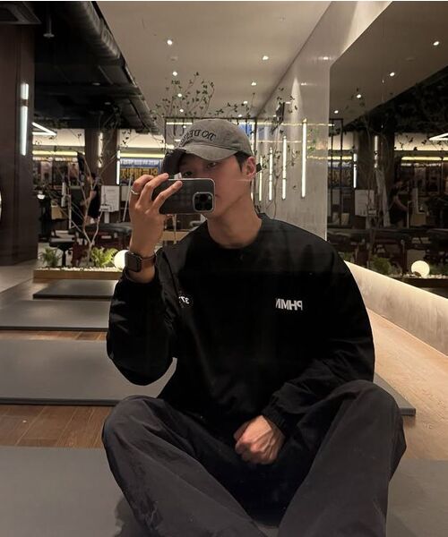 PHERMENON(フェルメノン)の「オーバーサイズラグビージャージショートスリーブ - ライトグレー(Tシャツ/カットソー・メンズ・ライトグレー・1/2/3)」の10枚目の写真