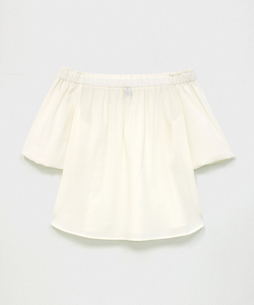 320SHOWROOM(320ショールーム)の「Off-Shoulder Shirred Blouse White(シャツ/ブラウス・レディース・その他・ONE SIZE)」の6枚目の写真