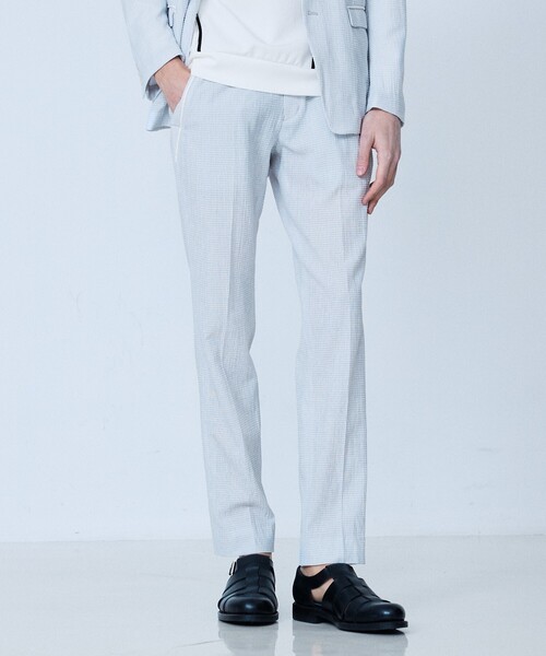 5351 POUR LES HOMMES（ゴーサンゴーイチプールオム）の「【セットアップ対応】ワッシャー メッシュ スラックス（スラックス・メンズ・ライトグレー/チャコールグレー/ブラック・46/44/50/48）」の5枚目の写真