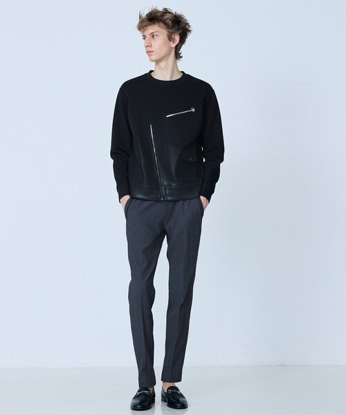 5351 POUR LES HOMMES（ゴーサンゴーイチプールオム）の「【セットアップ対応】ワッシャー メッシュ スラックス（スラックス・メンズ・ライトグレー/チャコールグレー/ブラック・46/44/50/48）」の10枚目の写真