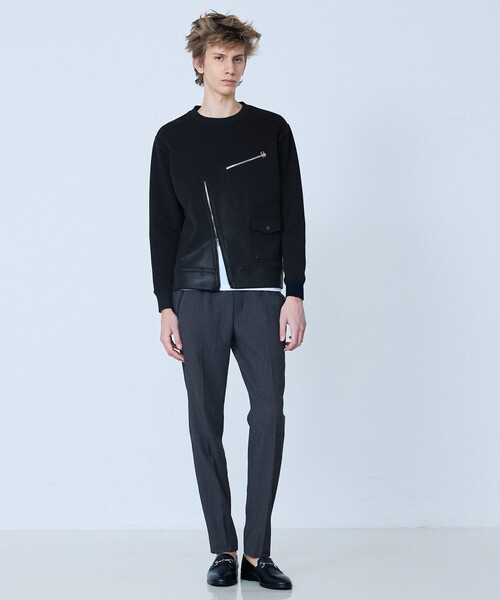 5351 POUR LES HOMMES（ゴーサンゴーイチプールオム）の「【セットアップ対応】ワッシャー メッシュ スラックス（スラックス・メンズ・ライトグレー/チャコールグレー/ブラック・46/44/50/48）」の9枚目の写真