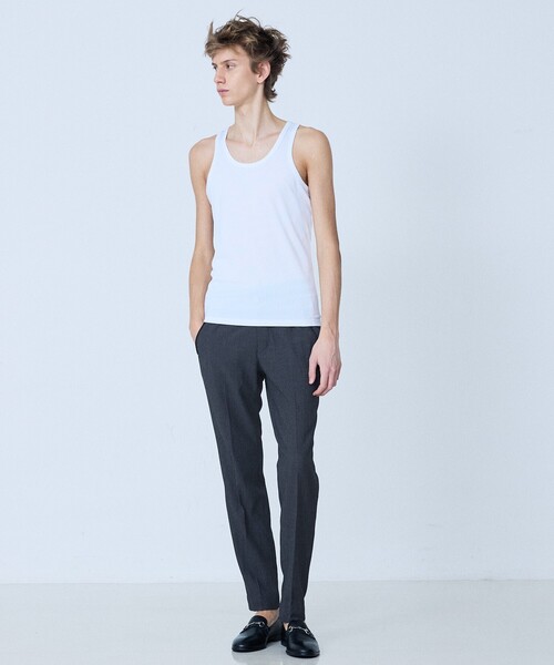 5351 POUR LES HOMMES（ゴーサンゴーイチプールオム）の「【セットアップ対応】ワッシャー メッシュ スラックス（スラックス・メンズ・ライトグレー/チャコールグレー/ブラック・46/44/50/48）」の6枚目の写真