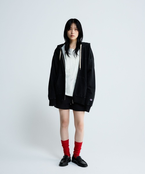 JEANASIS（ジーナシス）の「ダンボールショートパンツ/638842（スウェットパンツ・レディース・グレー/ブラック・SMALL/MEDIUM）」の18枚目の写真